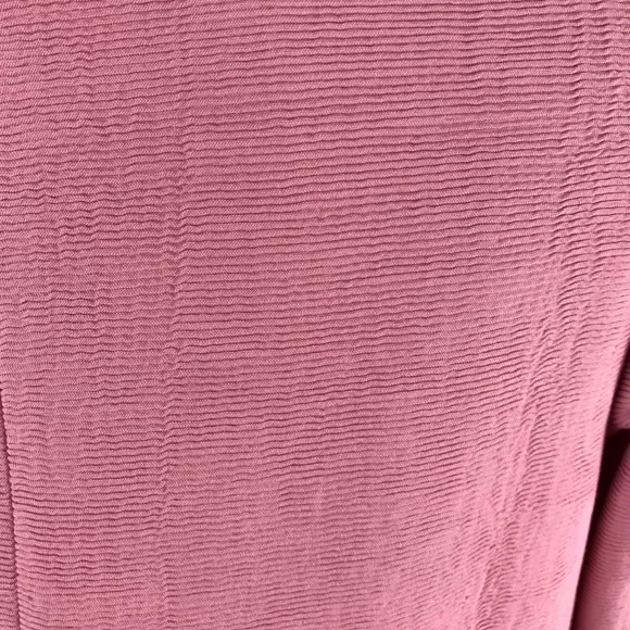 Zara Basic Textured Weave Coat Jacket Pink Size XS - Picture 7 of 7